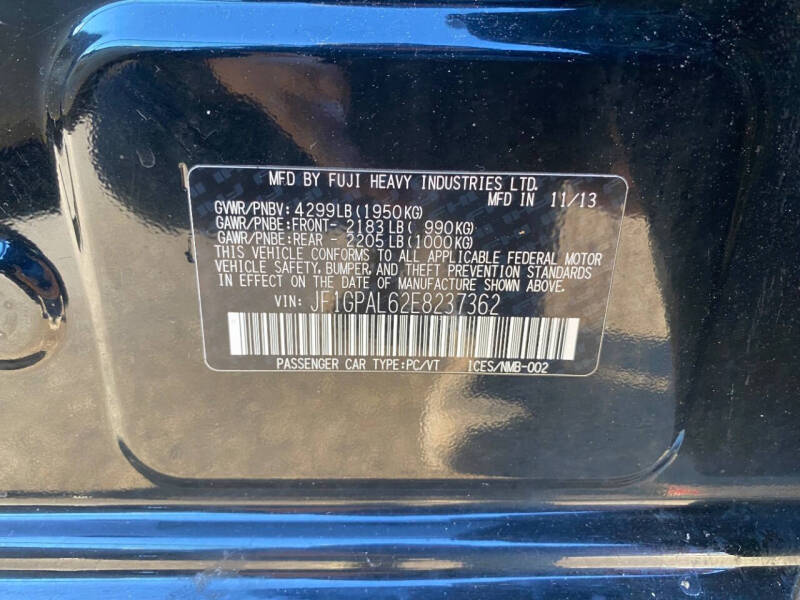 2014 Subaru Impreza 2.0i Sport Premium