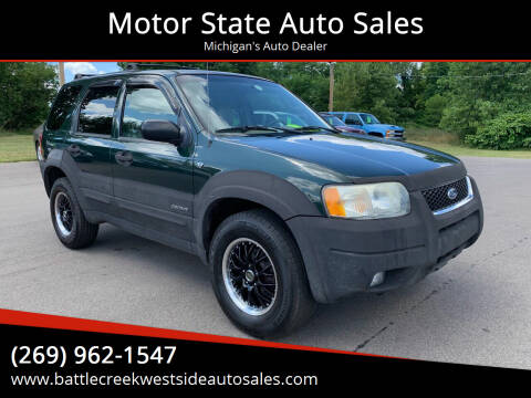 2002 Ford Escape for sale at Motor State Auto Sales in Battle Creek MI