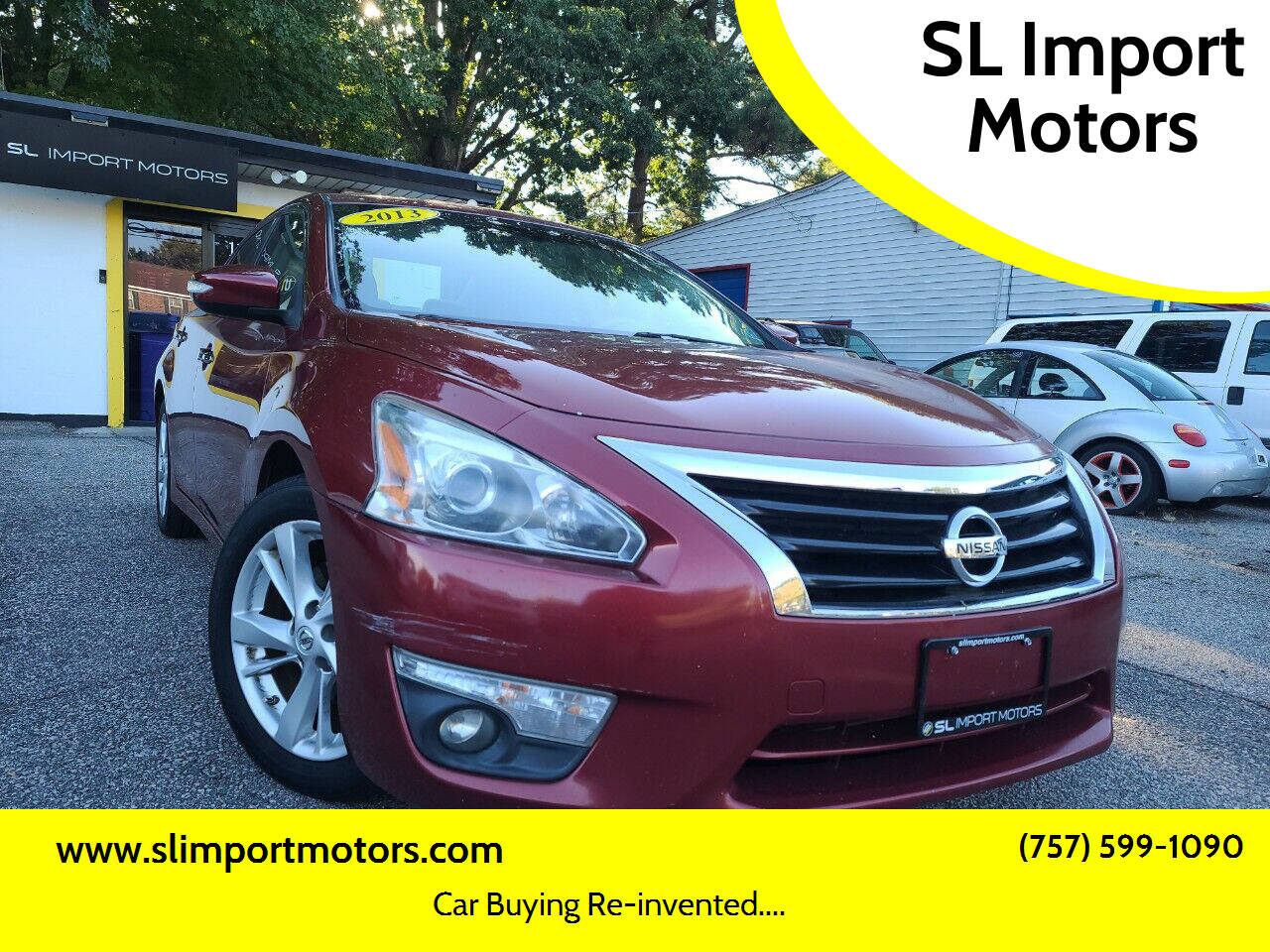 2013 Nissan Altima for sale at SL Import Motors in Newport News, VA