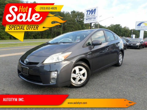 2010 Toyota Prius for sale at AUTOTYM INC. in Fredericksburg VA