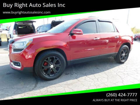 2014 GMC Acadia for sale at Buy Right Auto Sales Inc in Fort Wayne IN