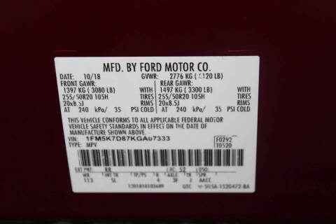 2019 Ford Explorer XLT