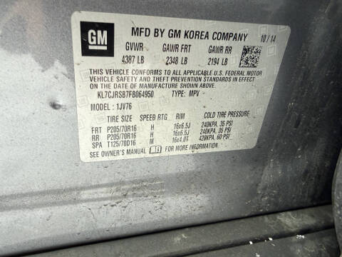 2015 Chevrolet Trax LT