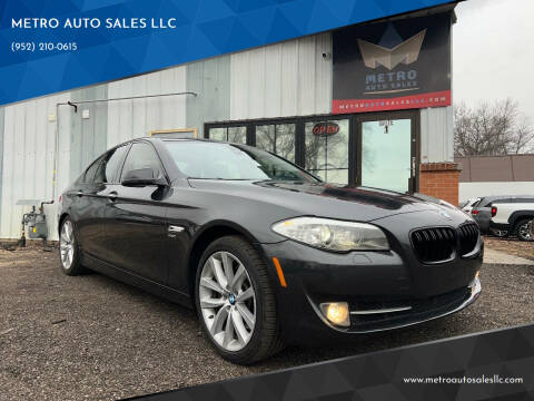 2011 BMW 5 Series for sale at METRO AUTO SALES LLC in Lino Lakes MN