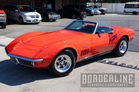 1969 Chevrolet Corvette for sale at Borderline Classics & Auto Sales - CLASSICS FOR SALE in Dinuba CA