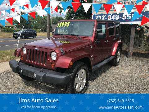 2009 Jeep Wrangler Unlimited for sale at Jims Auto Sales in Lakehurst NJ