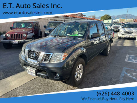 2012 Nissan Frontier for sale at E.T. Auto Sales Inc. in El Monte CA