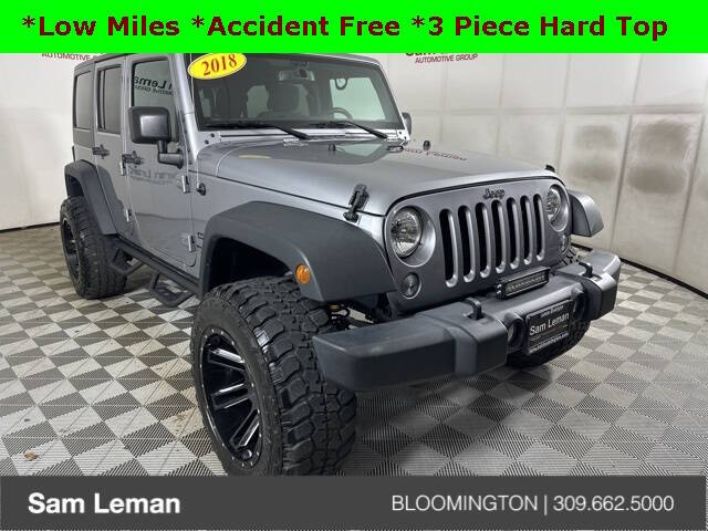 2018 Jeep Wrangler JK Unlimited for sale at Sam Leman CDJR Bloomington in Bloomington IL