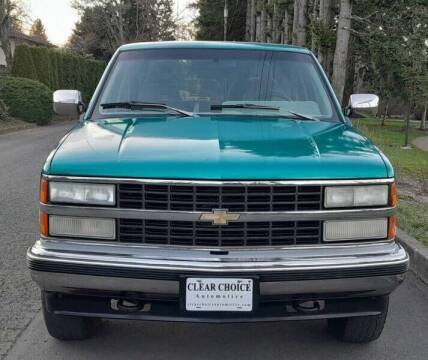 1993 Chevrolet C/K 1500 Series for sale at CLEAR CHOICE AUTOMOTIVE in Milwaukie OR