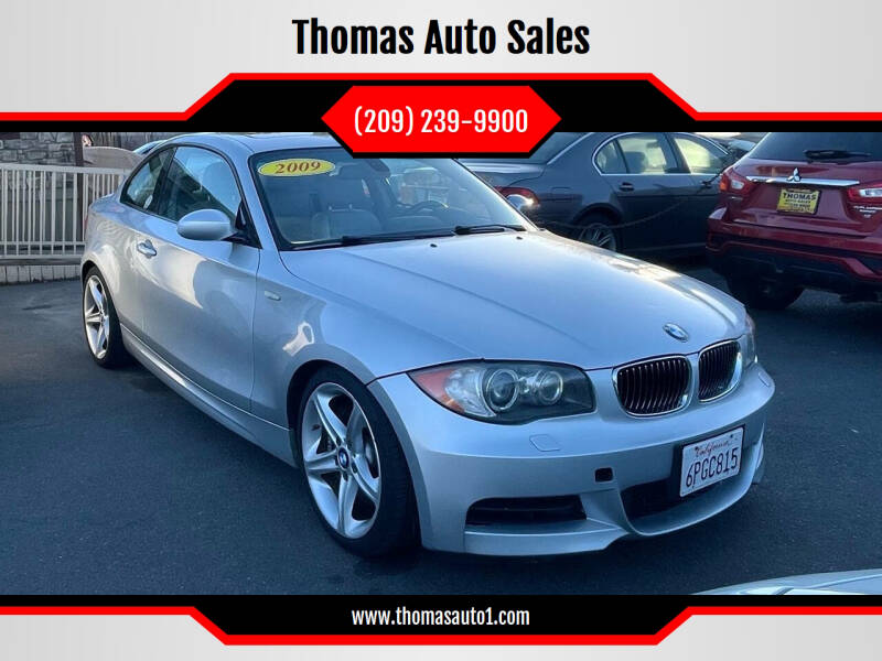 2009 BMW 1 Series for sale at Thomas Auto Sales in Manteca CA