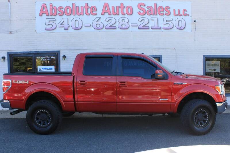 2011 Ford F-150 for sale at Absolute Auto Sales in Fredericksburg VA