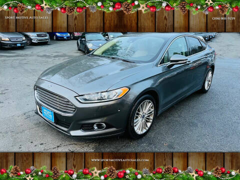 2016 Ford Fusion for sale at Sport Motive Auto Sales in Seattle WA