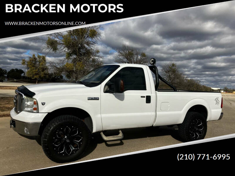 2005 Ford F-250 Super Duty for sale at BRACKEN MOTORS in San Antonio TX