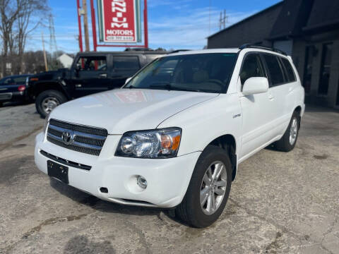 2006 Toyota Highlander Hybrid for sale at C & A Millennium Motors in Attleboro MA