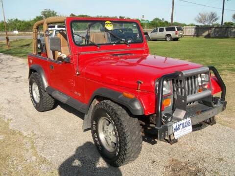1995 Jeep Wrangler for sale at Hartman's Auto Sales in Victoria TX