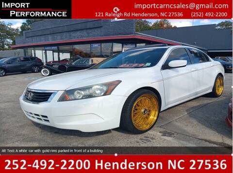 2010 Honda Accord for sale at Import Performance Sales - Henderson in Henderson NC