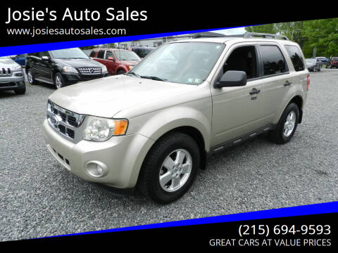 2012 Ford Escape for sale at Josie's Auto Sales in Gilbertsville PA