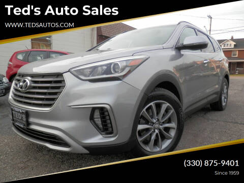 2017 Hyundai Santa Fe for sale at Ted's Auto Sales in Louisville OH