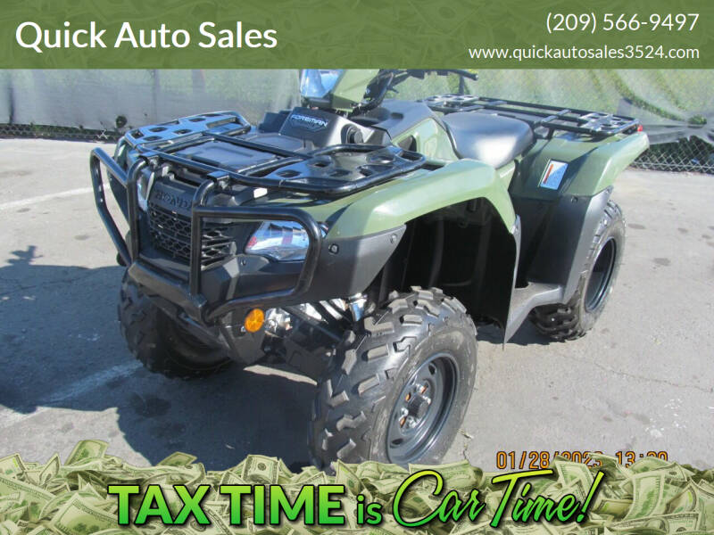 2022 Honda TRX520 for sale at Quick Auto Sales in Ceres CA