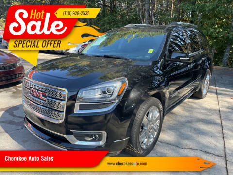 2016 GMC Acadia for sale at Cherokee Auto Sales in Acworth GA