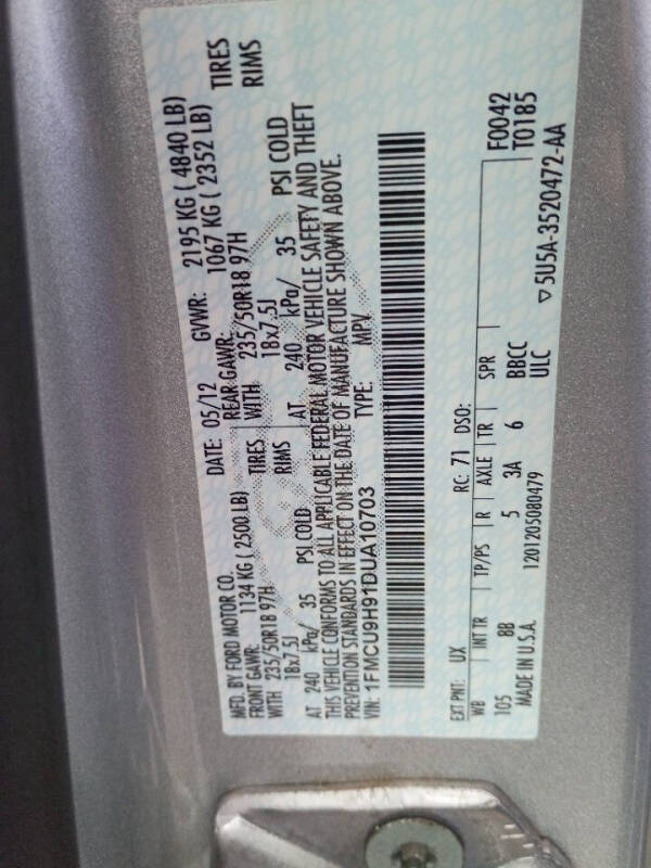 2013 Ford Escape SEL