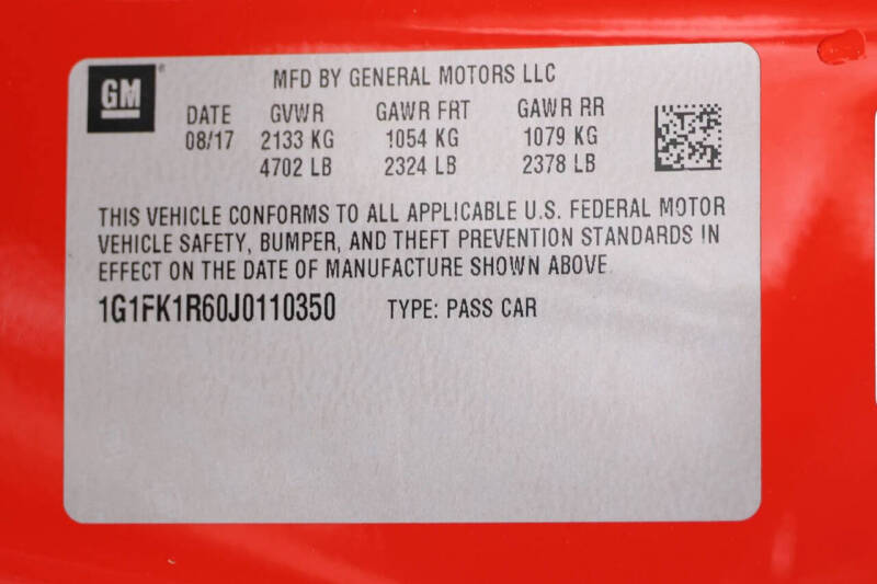 2018 Chevrolet Camaro ZL1