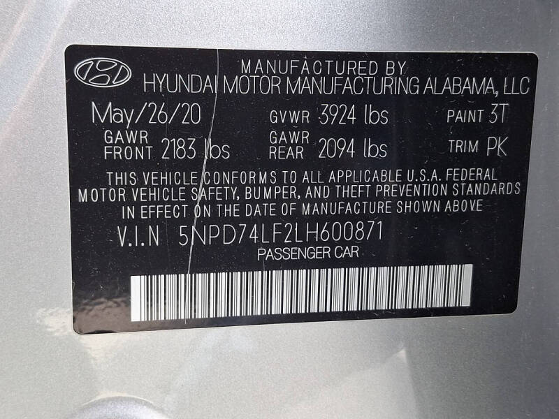 2020 Hyundai Elantra