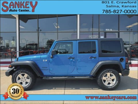 2016 Jeep Wrangler Unlimited for sale at Sankey Auto Center, Inc in Salina KS