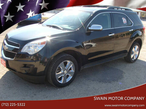 2013 Chevrolet Equinox for sale at Swain Motor Company in Cherokee IA
