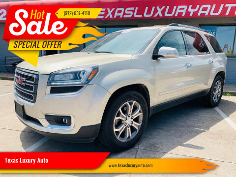 2014 GMC Acadia for sale at Texas Luxury Auto in Cedar Hill TX