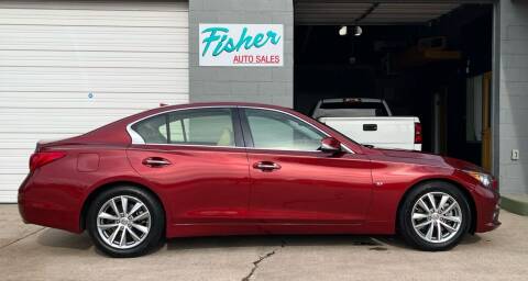2015 Infiniti Q50 for sale at Fisher Auto Sales in Longview TX