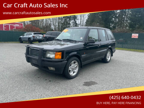 1998 Land Rover Range Rover for sale at Car Craft Auto Sales Inc in Lynnwood WA
