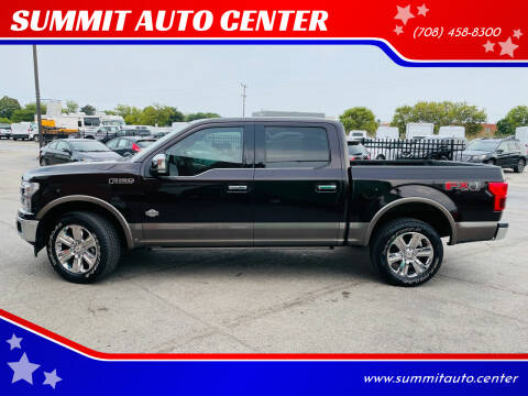 2018 Ford F-150 for sale at SUMMIT AUTO CENTER in Summit IL