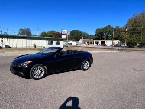 2013 Infiniti G37 Convertible for sale at Mladens Imports in Perry KS
