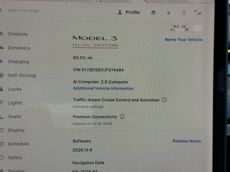 2018 Tesla Model 3 Performance