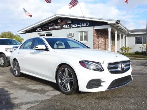 2018 Mercedes-Benz E-Class for sale at One Vision Auto in Hollywood FL