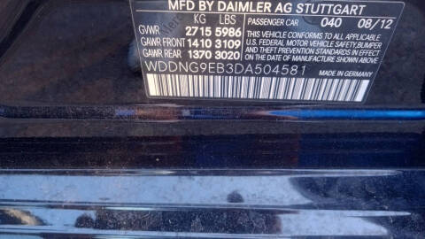 2013 Mercedes-Benz S-Class S 550 4MATIC