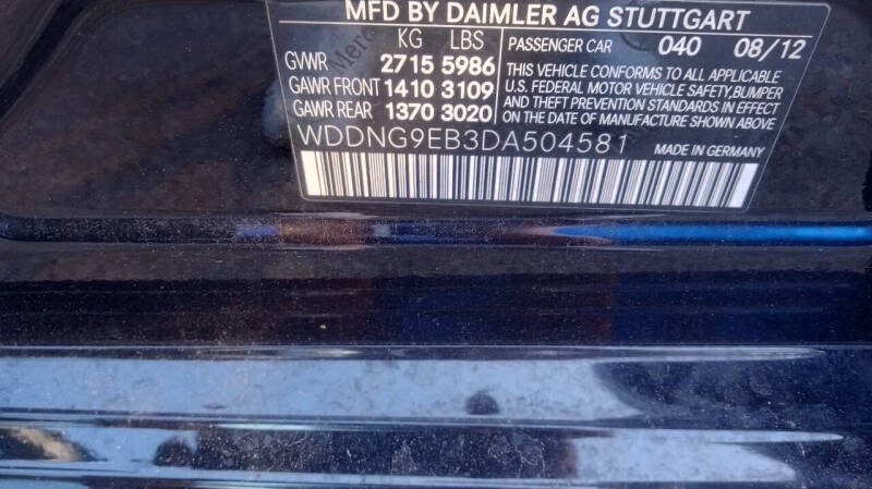 2013 Mercedes-Benz S-Class S 550 4MATIC