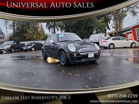 2003 MINI Cooper for sale at Universal Auto Sales in Salem OR