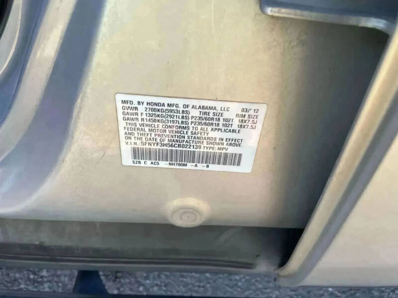 2012 Honda Pilot EX-L