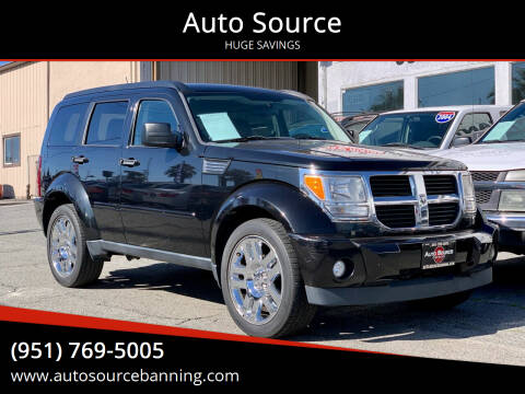2010 Dodge Nitro for sale at Auto Source in Banning CA
