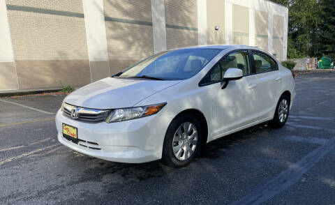 2012 Honda Civic for sale at Car Craft Auto Sales Inc in Lynnwood WA