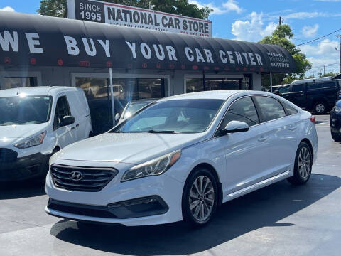 2015 Hyundai Sonata for sale at National Car Store in West Palm Beach FL