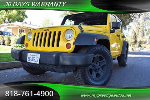 2008 Jeep Wrangler Unlimited for sale at Prestige Auto Sports Inc in North Hollywood CA