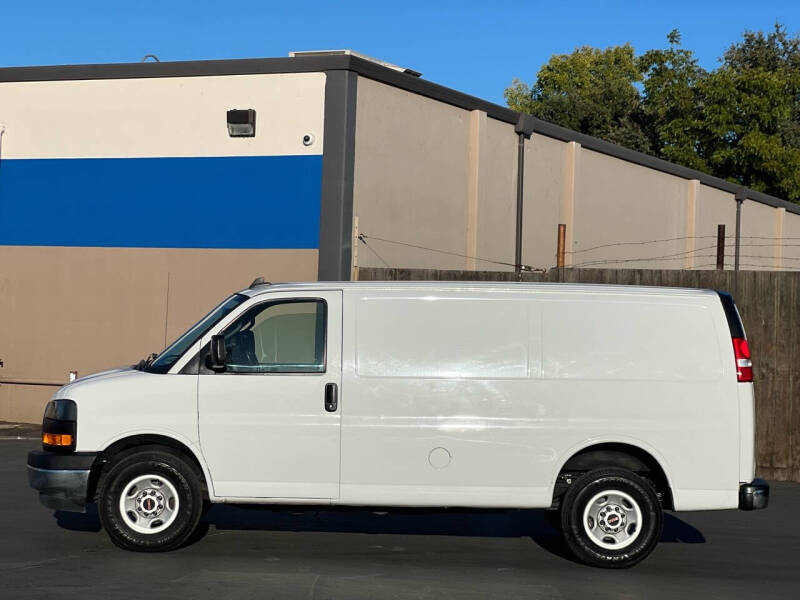 Used 2020 GMC Savana Cargo Work Van with VIN 1GTW7AFP2L1146611 for sale in Sacramento, CA