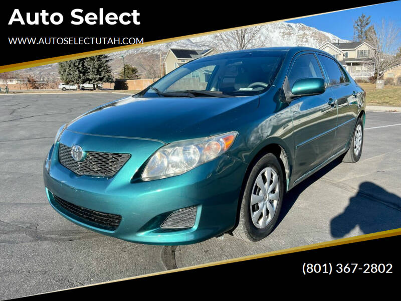 2010 Toyota Corolla for sale at Auto Select in Orem UT