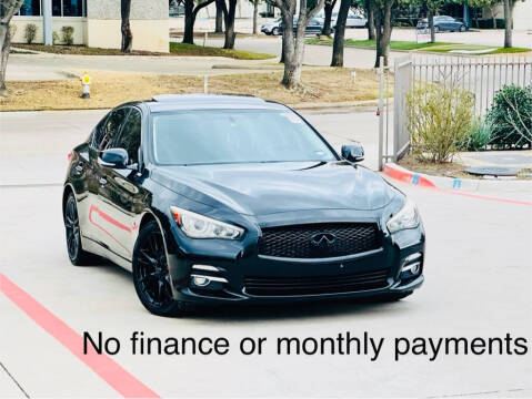 2015 Infiniti Q50 for sale at Texas Drive Auto in Dallas TX