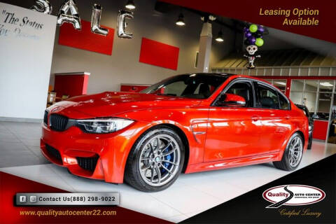 2018 BMW M3 for sale at Quality Auto Center of Springfield in Springfield NJ