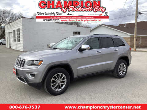 2014 Jeep Grand Cherokee for sale at CHAMPION CHRYSLER CENTER in Rockwell City IA