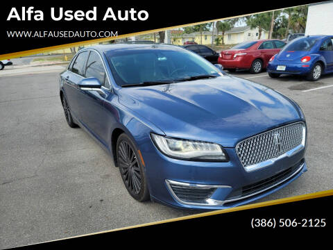 2018 Lincoln MKZ Hybrid for sale at Alfa Used Auto in Holly Hill FL